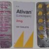 Lorazepam 2mg Ativan